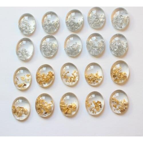Newest 50pcs/lot 19*24mm geometry ovals shape flatback beads diy jewelry earring/garment accessory