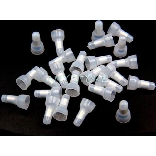 100Pcs CE5X Closed End Crimp Cap 12-10 AWG Gauge Car Audio Cable Wire Connector Terminals 5.5mm2