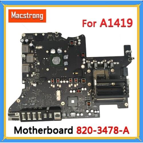 Tested Original 27" A1419 Logic Board 820-3478-A for iMac A1419 Motherboard With 512MB Graphic Card Late 2013 Year ME088 EMC2639