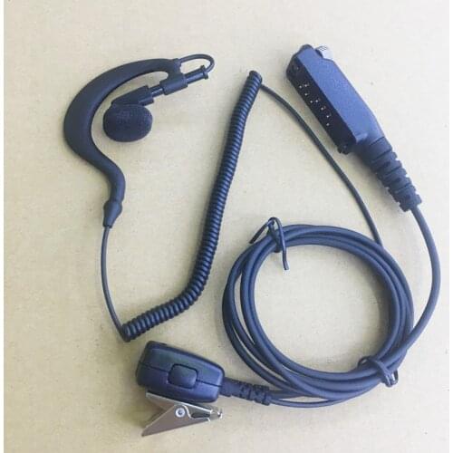 Collar Big PTT headphone earhook flexible for Sepura STP8000 etc walkie talkie