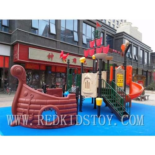 EU Standard Children Park Playground Z-60819 Pirate Ship 23 Years' Manufacturing Experience