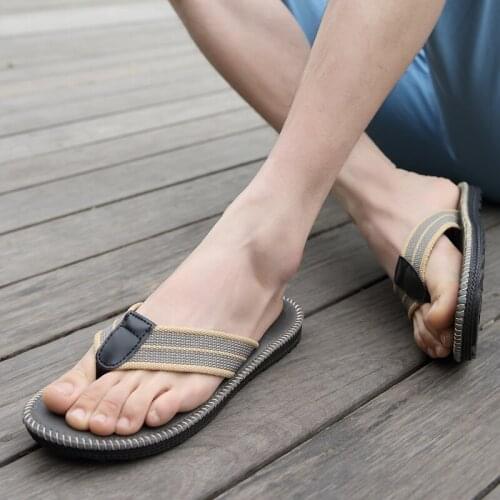 Slippers Mens Slippers Womens Couples Mens and Womens Trend Flip-Flop Sandals Mens Non-slip Beach Shoes Sandals Women