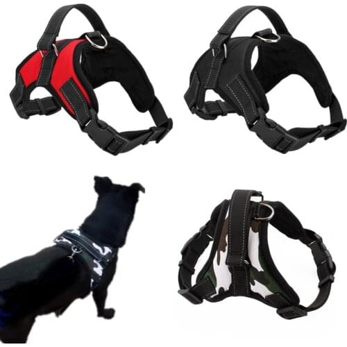 Puppy Dog Basic Halter Harness Dog Adjustable Walking Lead Vest Collar Pet Reflective Harness Strap Small Large Dog Accessories