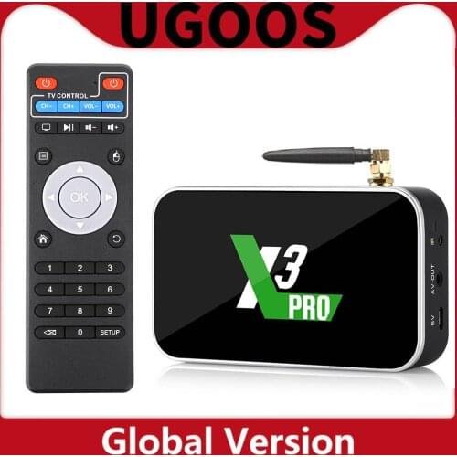 Ugoos X3 CUBE Amlogic S905X3 TV BOX Android 9.0 X3 Plus 4GB RAM 64GB ROM X3 PRO Set Top Box 2.4/5G WiFi 1000M 4K X3 Media Player