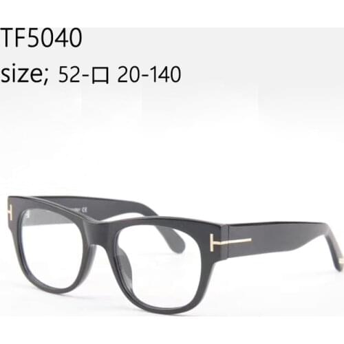 Vintage Tom For Man Eyeglasses Frames TF5040 Forde Fashion Acetate Men Women Reading Myopia Prescription Glasses