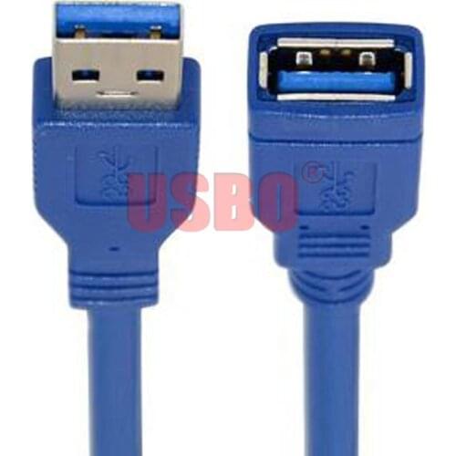 High-speed Blue 0.25M 0.5M 1.0M 1.5M 3.0M 5.0M USB 3.0 A-A male to female hard drive data cable extension cable