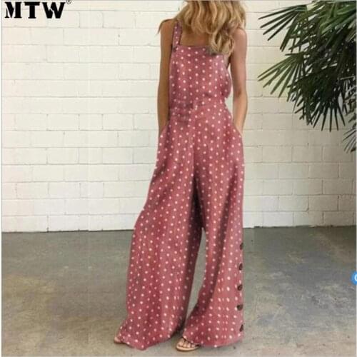 2021 Spring Summer Checked Plaid Women Jumpsuits Ladies Elegant Sleeveless Wide Leg Full Length Pants Suspenders Playsuits