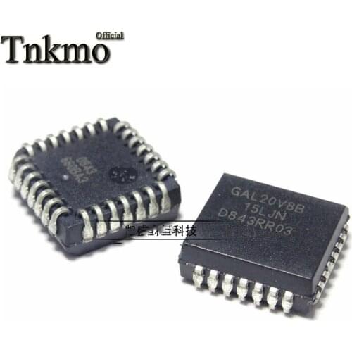 10PCS GAL20V8B-15LJN PLCC-28 GAL20V8B-15 PLCC28 GAL20V8B Programming logic device New and original