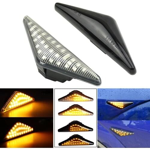 2Pcs Side Repeater Light Lamp LED Side Marker Blinker For Mondeo Mk3 Car Turn Signal Lights Indicator Lamp For Ford Focus Mk1