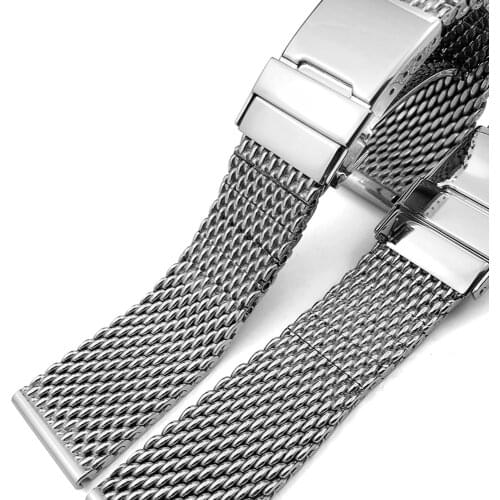 22mm 24mm High Quality 316 Stainless Steel Watch Strap Folding Buckle Watchband for Breitling SUPEROCEAN AVENGER Watch Bracelets