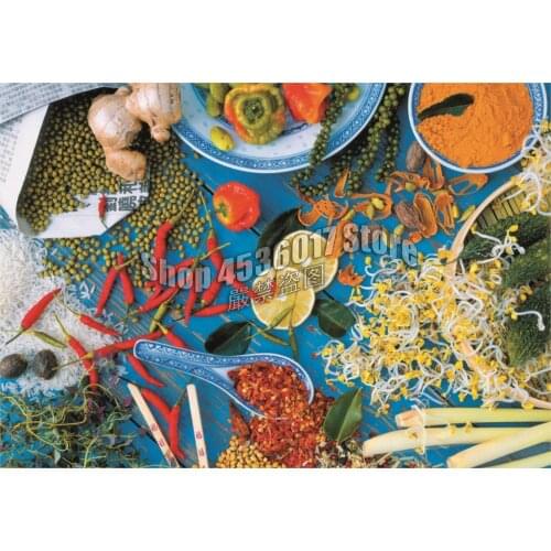 DIY Diamond Embroidery Asian Spices Food & Drink Diamond Mosaic Full Decoration Diamond Painting Kit Home Decor Gift Christmas