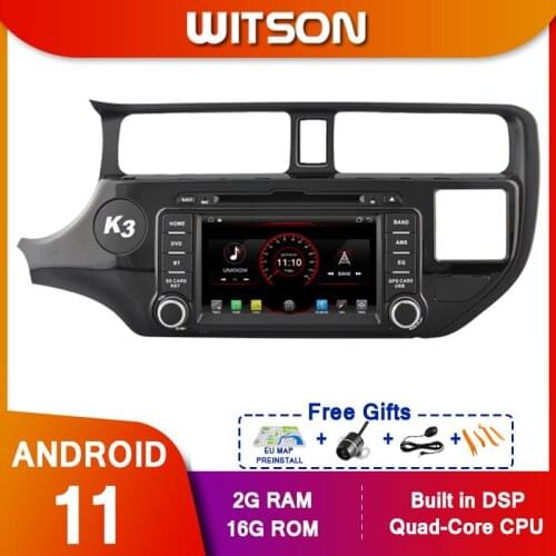 WITSON Android 10 Car Multimedia Player For KIA RIO Audio WIFI DVD CD GPS 2 Din Car Radio Stereo