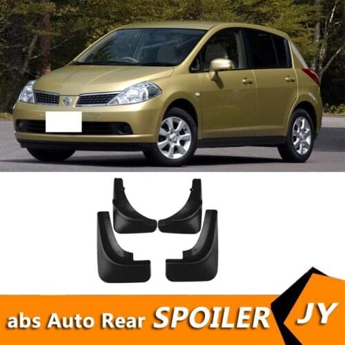 For NISSAN VERSA 2007-2011 Mudflaps Splash Guards Front With the color and rear Mud Flap Mudguards Fender Modified special