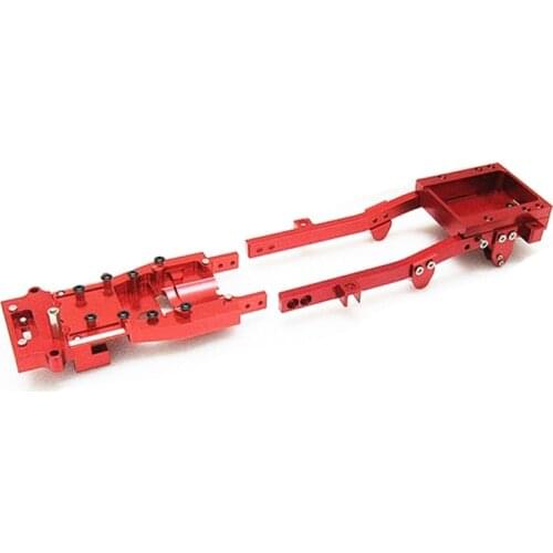 D12 CNC Metal Body Chassis Frame Beam for WPL D12 1/10 RC Drift Car DIY Upgrade Parts Accessories