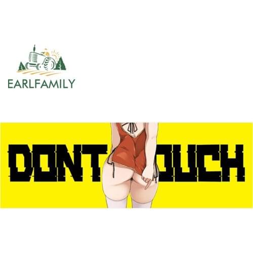 EARLFAMILY 13cm x 4.5cm for Anime Sexy Slap Car Sticker Vinyl Car Assessoires Decal Creativite Funny Graffiti Laptop Decoration