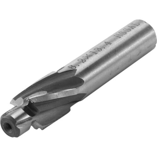 HOT 1Pc 4 Flute HSS Counterbore End Mill,Pilot Slotting Tool Milling Cutter Countersink End Mills CNC Machine Router Bit