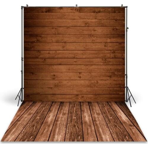 HUAYI Photography Backdrop Newborns Baby Child Photo Booth Background Vintage Brown Wood Customize Photo Backdrops D-9692