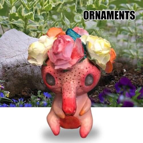 Cute Anteater Ornaments Exquisite Handicraft Украшение Двора Resin Animals Statue For Home Garden Courtyard Decoration Xh8z