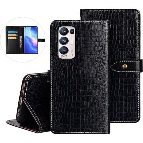 Leather Case For OPPO Reno 5 Pro+ 5G Coque TPU Silicone Case Flip Cover Skin Wallet For OPPO Reno5 Pro+ 5G Fundas Etui Bags
