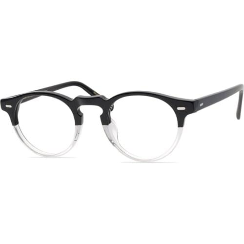College style round frame unisex can be compatible with optical lenses