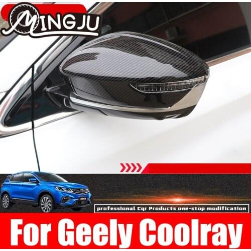 Car Rearview Cover Rear Mirror Protector Anti-scratch for Geely Coolray SX11 2018 2019 2020 2021 Accessories Auto Parts