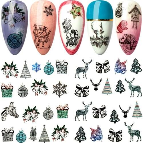 Water Transfer Nail Sticker DIY Mixed Flower Animal for Manicure Nail Art Watermark Manicure Decor Design Nails Accessories