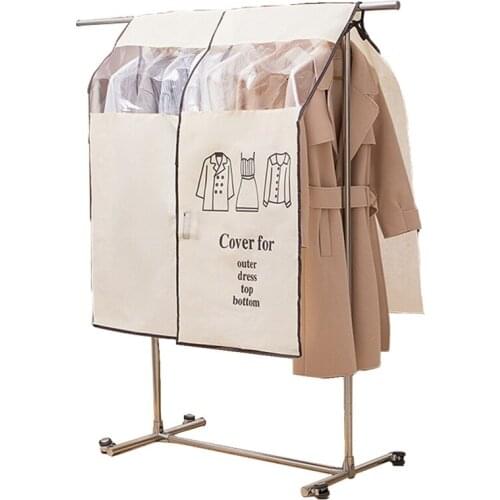 Floor-standing Dust Bag For Clothes Dress Coat Dust-proof Clothes Cover Home Storage