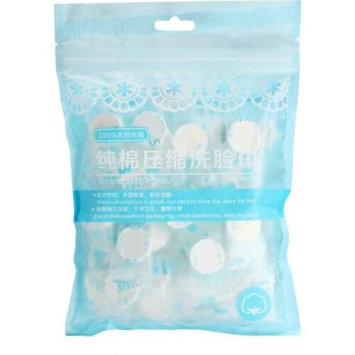 New 50PCS/Lot Non-woven Fabric Compressed Towel Disposable Towel Face Care Tablet Outdoor Travel Cloth Wipes Paper Tissue
