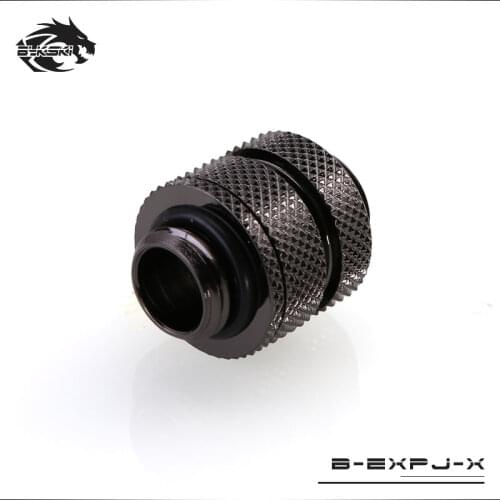 BYKSKI G1/4" Male to Male Rotary Connectors use for GPU card Extender Expand Contract (16-22mm) use for Cross Fire connect SLI