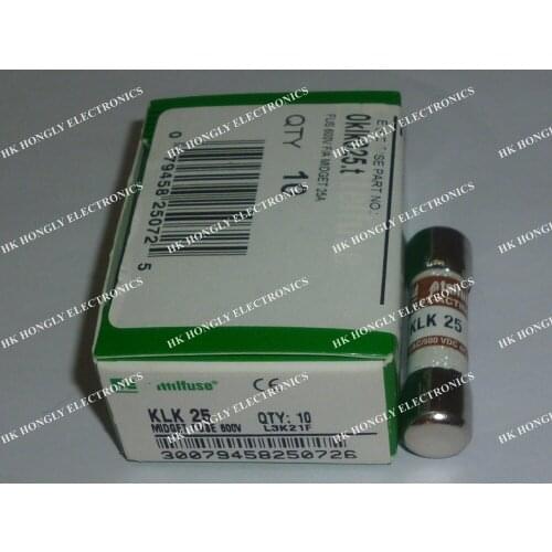 FUSE KLK25 0KLK025.T 25A 600V
