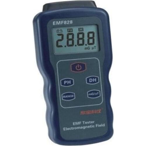 Professional Field Intensity Indictor of Low Frequency EMF Meter Price EMF828 0.1-400mG 1-4000mG Electromagnetic Field Tester