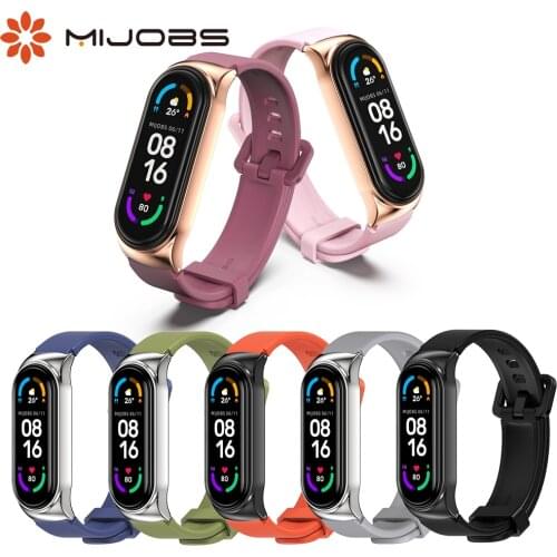 Silicone Strap For Xiaomi Mi Band 5 Bracelet for MiBand 4 Band 3 Wristband Breathable Replacement for Mi 5 Band Correa