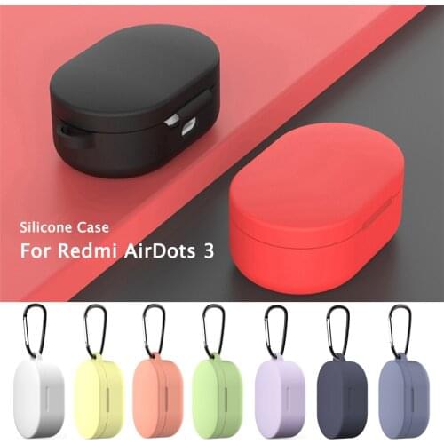 Silicone Case for Redmi AirDots 3 Wireless Earphone Protective Cover Shell For Xiaomi Redmi Airdots 3 Headset Coque