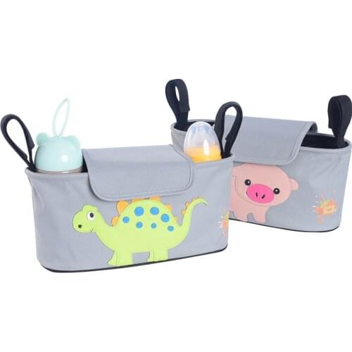 Stroller Organizer Bag Large Capacity Stroller Bag Cartoon Pram Trolley Bag Stroller Accessories Organizer Bag For Stroller