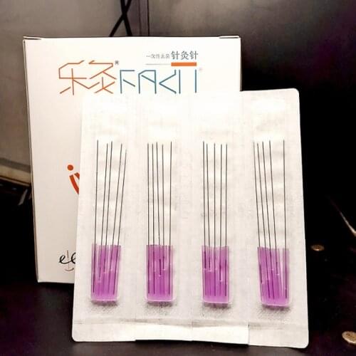 Ultrafine Sterile Acupuncture Needle plastic handle disposable gasification needle beauty 0.12/0.14/0.16/0.18/0.20