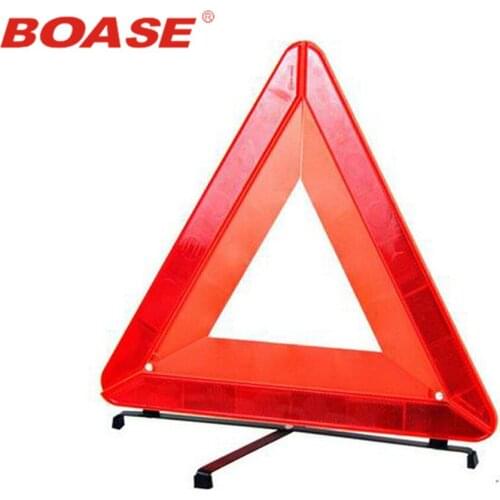 Car Auto Emergency Traffic Warning Triangle Vehicle Safety Road Caution Triangle Foldable Raise Stop Sign Tripod Essential