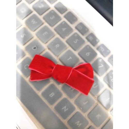 Pet Dog Hair Clips Simple flocking hairpin Love Style Dog Pet Grooming Hair Accessories Bows