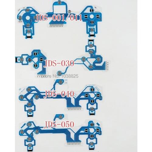 100pcs JDS001 010 030 040 050 blue Conductive Film for PS4 Controller Conductive Film Keypad flex Cable PCB