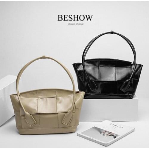 2021 Bow Bag Woven Large Capacity Underarm Bag Oil Wax Leather Shoulder Wings Style Bag bags for women