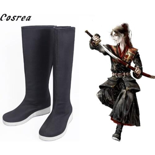 Chinese Anime Mo Dao Zu Shi Cosplay Costume Accessories Adult shoes Yiling ancestors Wei Wuxian Boots Halloween Wenning shoes