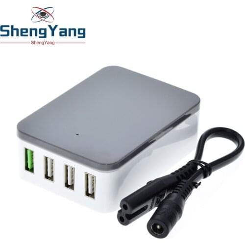 Fast Quick Charger DC12V 24V 36V Input Car Marine USB Port 4USB charger QC2.0 QC3.0 AFC FCP Quick charge