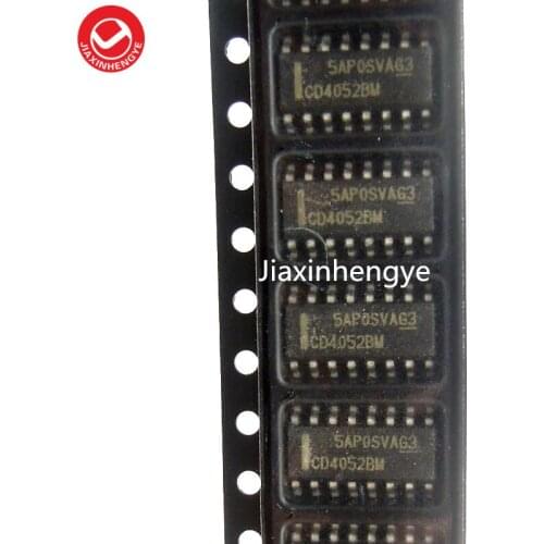 CD4052BM CD4052 MUX/DEMUX DUAL 4X1 SOP-16 Original and New 50PCS/LOT