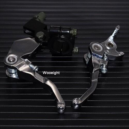 Wooieght 22mm Universal 7/8" CNC Front Brake Clutch Master Cylinder Lever Folding Extendable Brake Clutch Handles Set