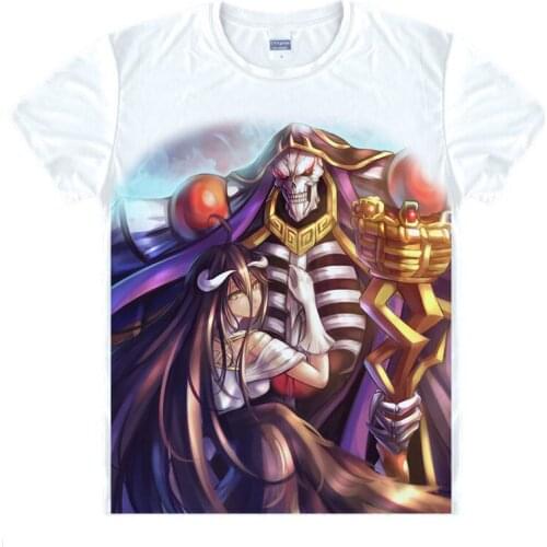 Overlord T-Shirt Suzuki Satoru Shirt Fashion printed t-shirts Anime Collection kawaii dress summer Japanese Anime And Manga best
