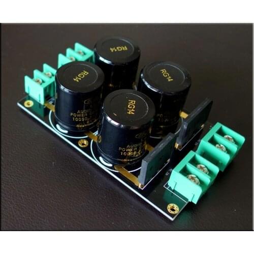 Hood 1969 Dual Power Supply Board Diy Kits Double Bridge Rectifier Board 2.0MM Thickness Immersion Gold Plate 1pc