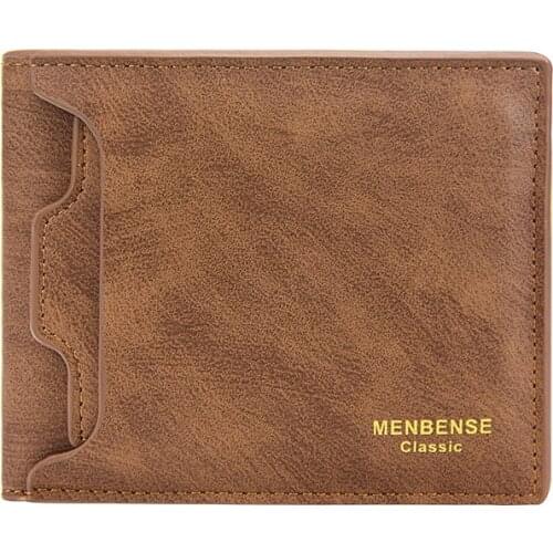 Men Wallet Purse Money Bag Fashion PU Soft Leather Male Mini Wallet Card Holder Hasp Coin Pocket Slim Purse Wallet
