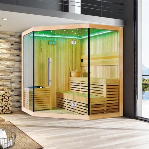 Customize Sauna Room with 6kW heater and led M-6036