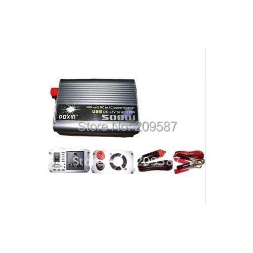 New Car 500W watts 12v DC 220v AC Power Inverter usb
