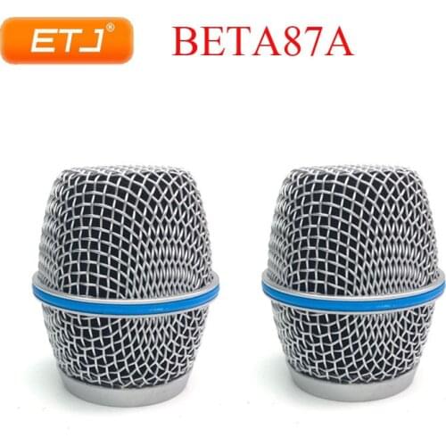 2pcs Microphone Ball Mesh Grille Beta87A Microphone Accessories Ball Head Replacement Accessory