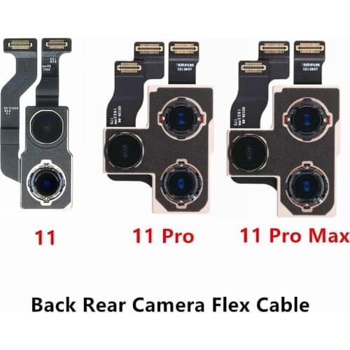 Original Main Big Back Rear Camera Flex Cable For iPhone 11 Pro Max Rear Main Camera Module Ribbon Replacement Repair Part